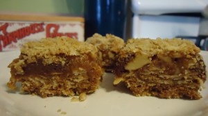 caramel oatmeal bars