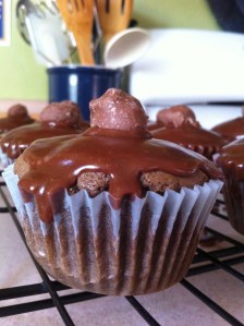 chocolate pb cupcakes