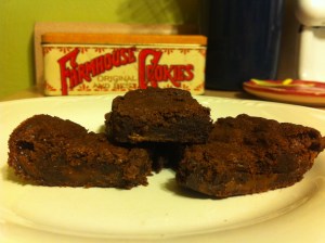 milk dud brownies