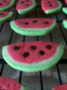 watermelon cookies