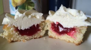 lemon raspberry cupcakes 2