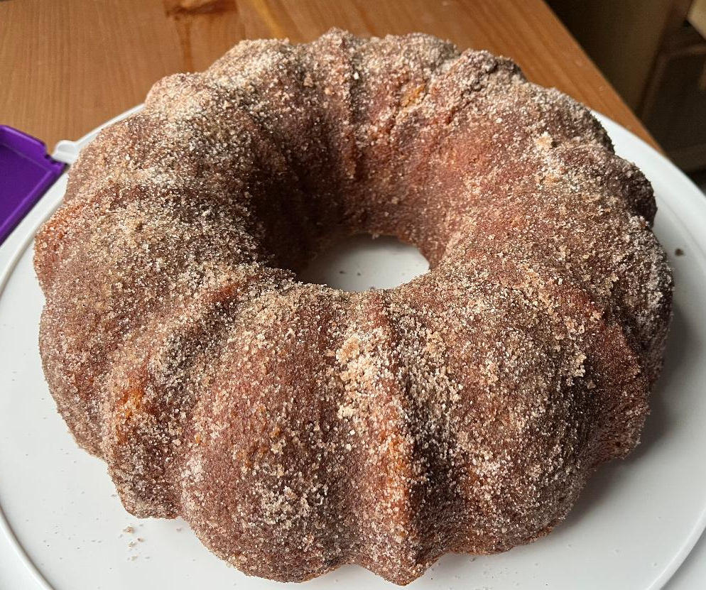 apple cider donut cake