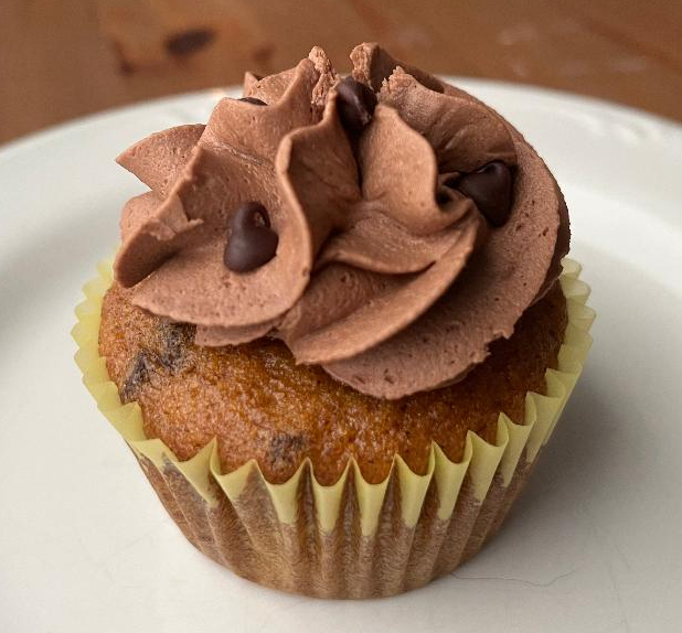pumpkinchocolatechipcupcake